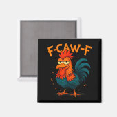 仕事用の楽しいアイデア F Caw F 面白いオフィスカジュアル マグネット (正面/裏面)