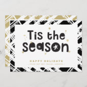 仕事納めのホリデーシーズン　黒金祭りだ 招待状 (正面/裏面)