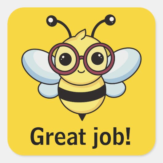 仕事素晴らしのシール スクエアシール (正面)