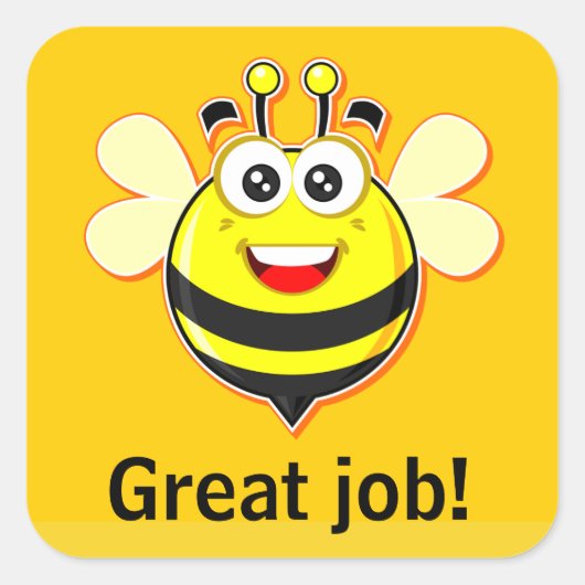 仕事素晴らしのシール スクエアシール (正面)