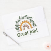 仕事素晴らしのシール スクエアシール (封筒)