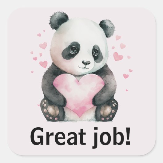 仕事素晴らしのシール スクエアシール (正面)