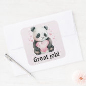 仕事素晴らしのシール スクエアシール (封筒)