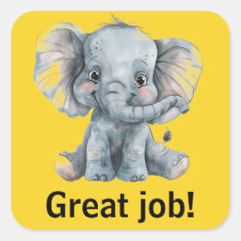 仕事素晴らしのシール スクエアシール