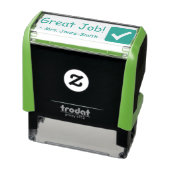 「仕事素晴らし!」+インストラクター名ラバースタンプ セルフインキングスタンプ (商品)