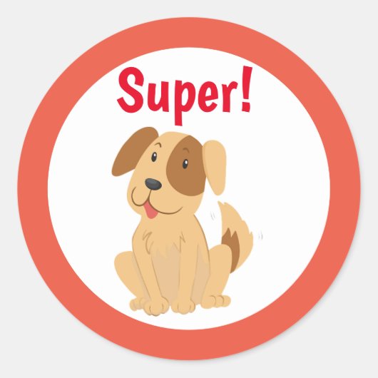 仕事素晴らし!ステッカー賞カスタマイズ—  ラウンドシール (正面)