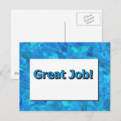 仕事素晴らし! ポストカード (正面/裏面)