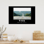 仕事 – これが自分が行う理由だ ポスター (キッチン)