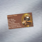 仕事 – タイピスト – 興味のある人 マグネット名刺 (インサイチュ)