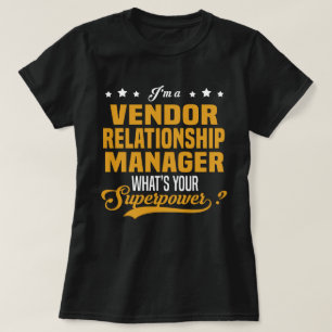 仕入先人間関係マネージャー Tシャツ