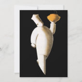 仕出し係の料理人パーティの招待状 招待状 (正面)