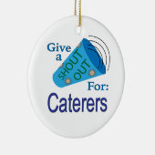 仕出し屋に大声を出す セラミックオーナメント (右)