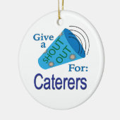 仕出し屋に大声を出す セラミックオーナメント (左)