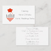 仕出し業者の名刺 名刺 (正面/裏面)