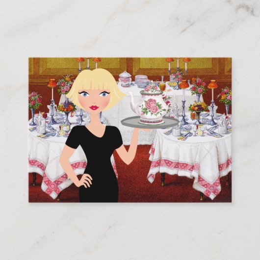 仕出し/パーティープランナー/食品産業 名刺 (正面)