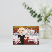 仕出し/パーティープランナー/食品産業 名刺 (スタンド正面)