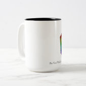 仕切られ、描写されたそれ ツートーンマグカップ (正面左)