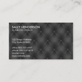 仕切りのあるシアーズ |高級クッション 名刺 (裏面)