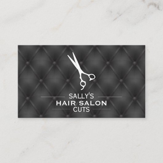 仕切りのあるシアーズ |高級クッション 名刺 (正面)