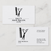 仕切り付きシアーズ&コーム 名刺 (正面/裏面)