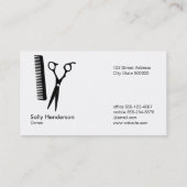 仕切り付きシアーズ&コーム 名刺 (裏面)