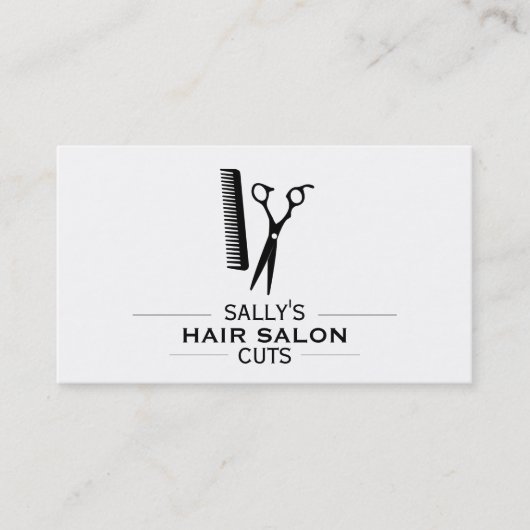 仕切り付きシアーズ&コーム 名刺 (正面)