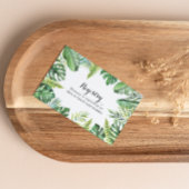 仕向地トロピカルグ結婚リーンのギフト登録 エンクロージャーカード