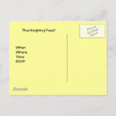 仕様のトルコ取得する準備ができてい詰まったる? インビテーションポストカード (裏面)