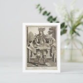 仕立て屋の衣装，パブ.by Gerard Valck (1651/2) ポストカード (スタンド正面)