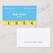 仕立人用シーストレス裁縫測定テープ 名刺 (正面/裏面)