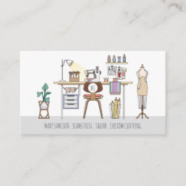 仕立業者の船乗りの道具 名刺