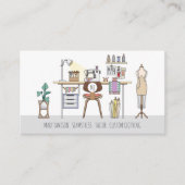 仕立業者の船乗りの道具 名刺 (正面)