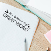 仕素晴らし事 |パーソナライズされた先生 セルフインキングスタンプ