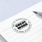 仕素晴らし事 |パーソナライズされた先生 セルフインキングスタンプ