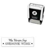 仕素晴らし事 |パーソナライズされた先生 セルフインキングスタンプ (インサイチュ)