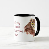 他おもしろいの人退職したに頼公式に引用文 マグカップ (正面右)