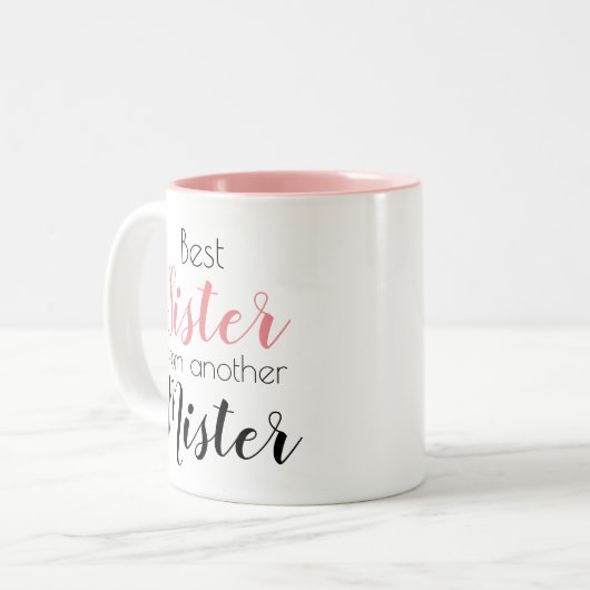 他おもしろいの娘のかわいらし妹 ツートーンマグカップ (正面左)