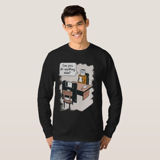 他に何かできるUSBボスユーモアのある室 Tシャツ (正面フル)