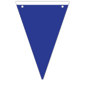 他に無地の見える要素のない青い背景 バンティングフラッグ (第3の旗)