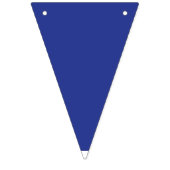 他に無地の見える要素のない青い背景 バンティングフラッグ (第2の旗)