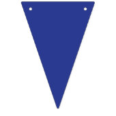 他に無地の見える要素のない青い背景 バンティングフラッグ (第1の旗)