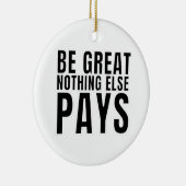 他に素晴らし何も払わない セラミックオーナメント (右)