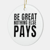 他に素晴らし何も払わない セラミックオーナメント (左)