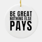 他に素晴らし何も払わない セラミックオーナメント (裏面)