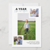 他に類のない1年 | 年末年始の祝日の写真カード 招待状 (正面)