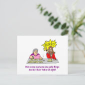 他のすべての人がビンゴを叫ぶ ポストカード (スタンド正面)