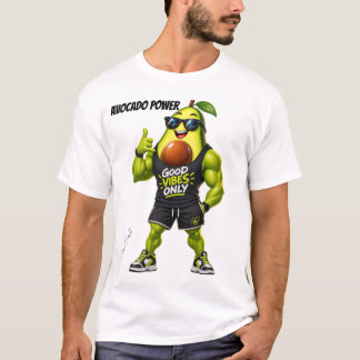 他のとは違う - 筋肉質なアボカド フィットネスTシャツ Tシャツ