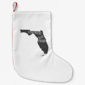 他のどこでもフロリダのクリスマスの最低 スモールクリスマスストッキング (正面)