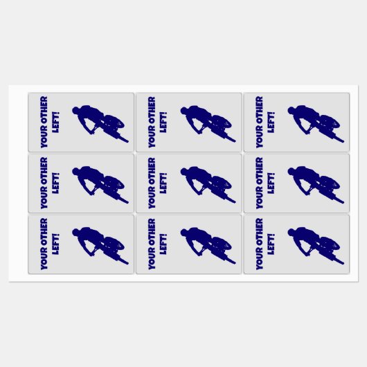 他のサイク離れリスタッカー ラベル (シート)