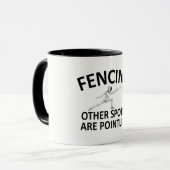 他のスポーツを囲って無意味があって下さい マグカップ (正面左)